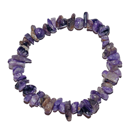 Charoite Chip Bracelet